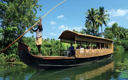 BreathtakingIndia Exclusive: Kochi Tours | Kerala Tours - Village Backwater Cruise in Non Mechanized Covered Country Boat ( Full Day Cruise with Lunch )